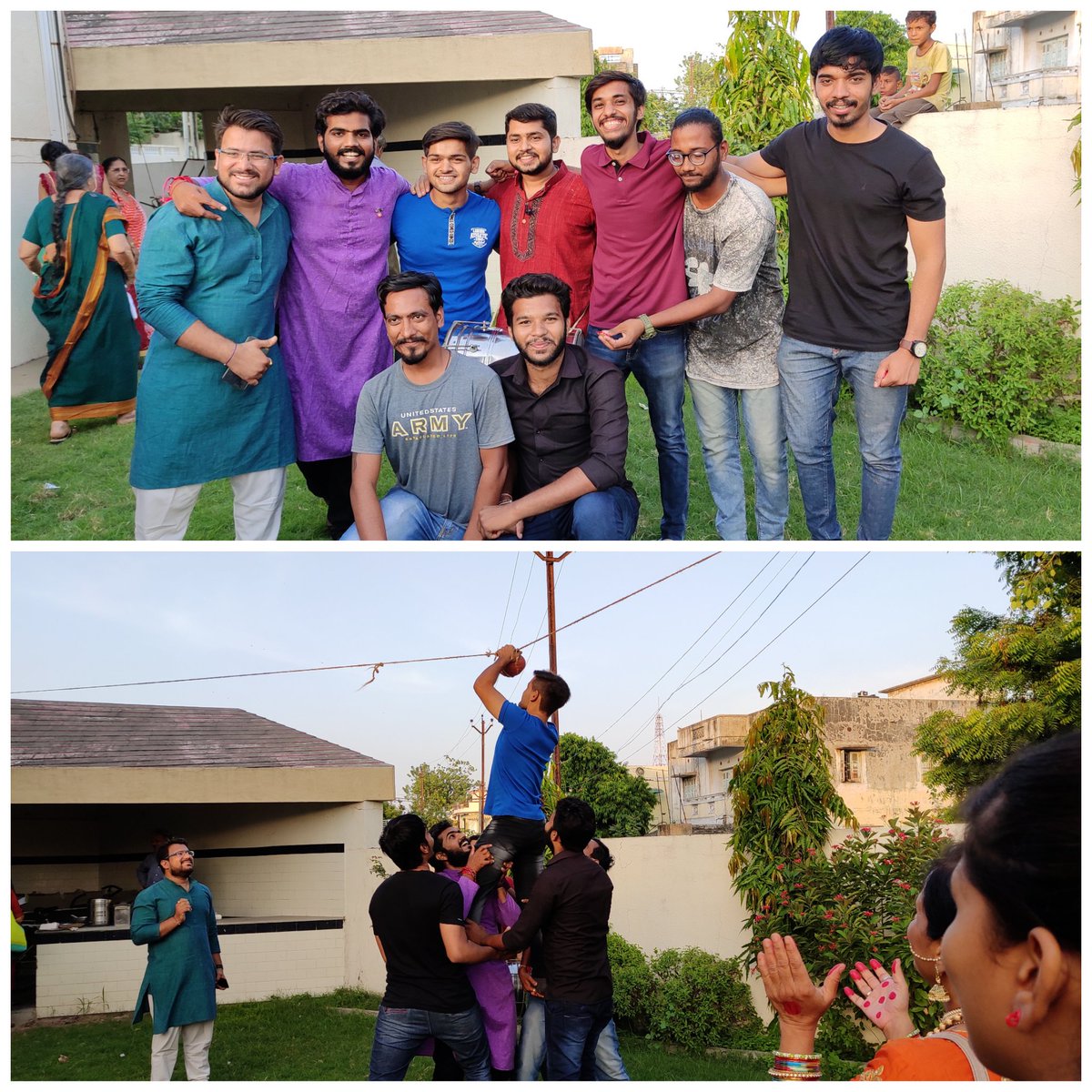 RACMehsana's tweet photo. 23rd August, 2019.
 We celebrated "Janmashtami" with Inner-wheel and Rotary club of Mehsana with Garba, Aarati, performances, speech, drama, mataki-fod and Aarati. There was lots of fun and joy..💐🎉🎊🎂
Jay Shree Krishna...🎈🎀🎉🎉😍 https://t.co/kutoPlNjVD