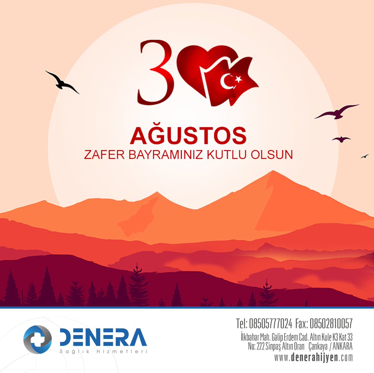 Ulusumuzun milli mücadele sürecindeki en büyük adımı; büyük taarruz zaferinin yıldönümünde, Mustafa Kemal Atatürk ve ordumuzun elde ettiği zaferi bir kez daha gururla kutluyoruz.

#30ağustos #30ağustoszaferbayramı #zaferbayramı #bağımsızlık #millimücadele #mustafakemal #atatürk
