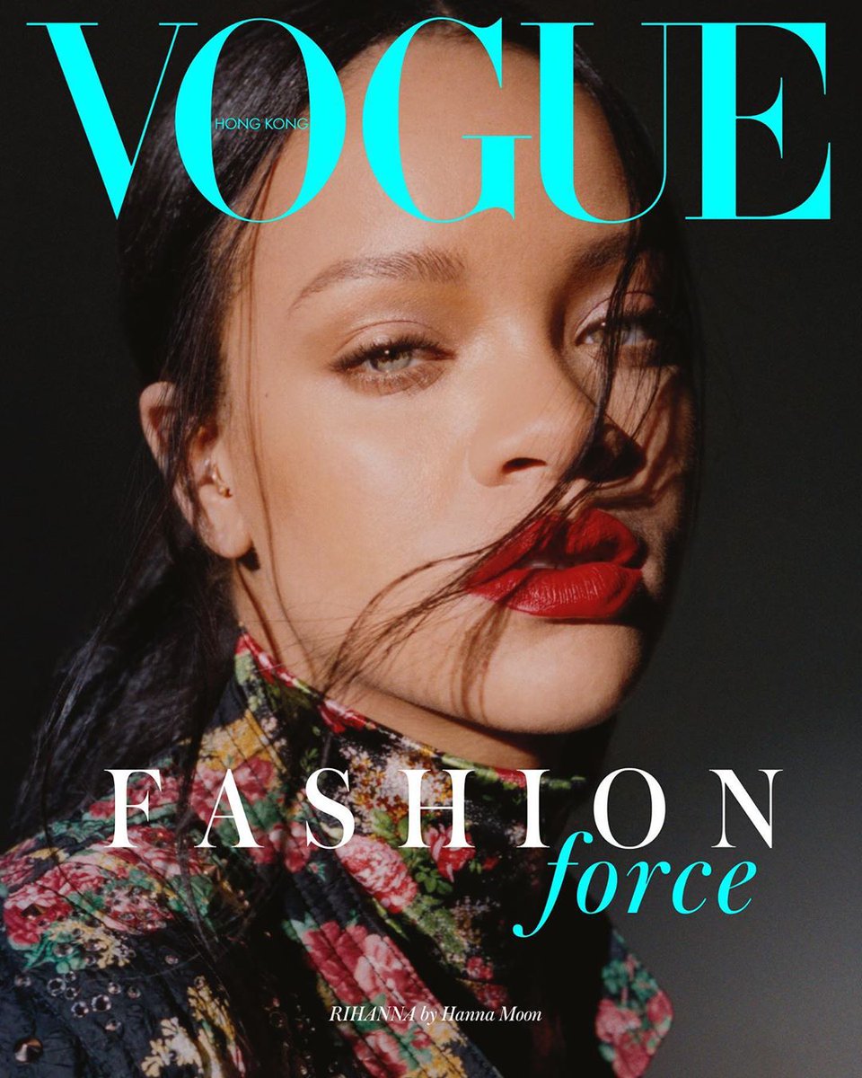 Rihanna is the &#039;ultimate fashion force&#039; covering the September issue of Vogue Hong Kong [Photos]