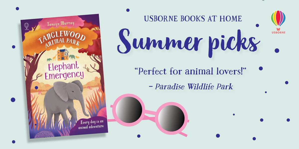 UsbornePartners's tweet photo. Our fourth and final young fiction pick is Elephant Emergency, by @TamsynTweetie. Zoe can’t wait to meet the Savannah Safari's newest inhabitants – six African elephants. But when the head of the herd stops eating, Zoe and the keepers face an emergency! 🐘 #USBAHSummerPicks📚 https://t.co/4BYRtZlwKm