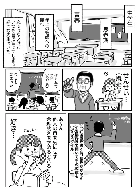 思わず目で追ってしまう先生の話 
おまけはブログに→

ブレないひと好き 