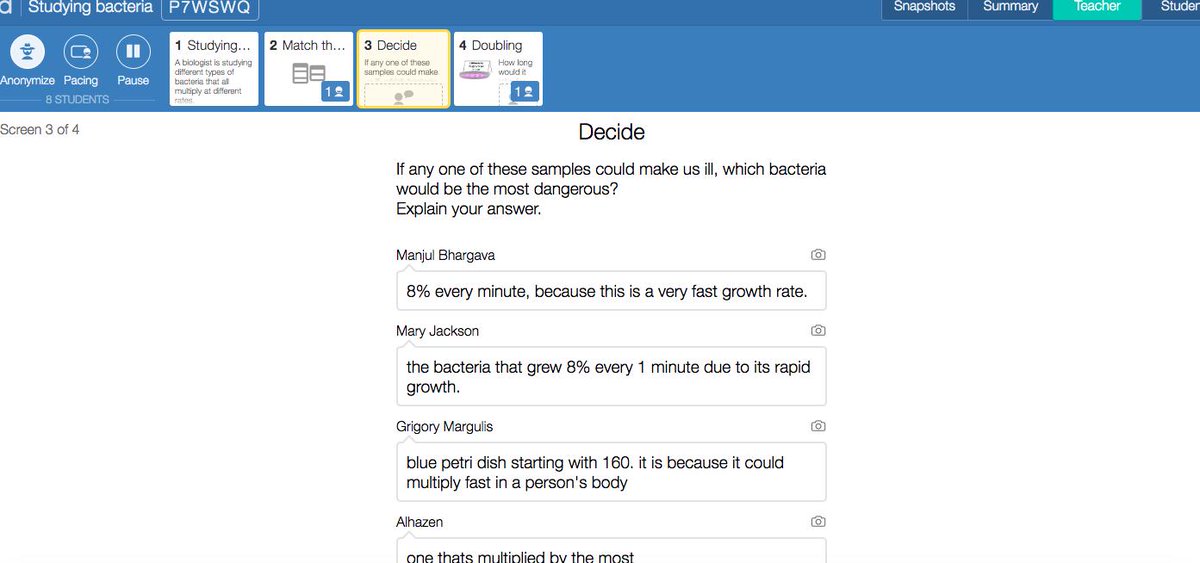BeckyHall75's tweet image. I turned a teachitmaths activity into a @Desmos cardsort teacher.desmos.com/activitybuilde… as my #ibmathai class studied applications of geometric sequences #teach180 #iteachmath