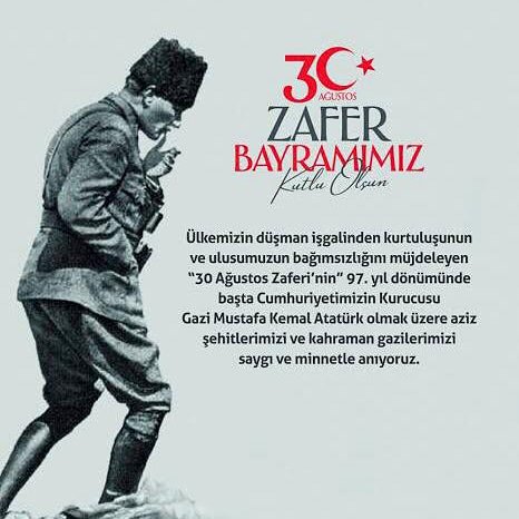 cavaura's tweet photo. Gazi Mustafa Kemal Atatürk ve 30 Ağustos zaferinin kahramanlarını saygı ve minnet ile anıyoruz. https://t.co/iD6hMO5kU6