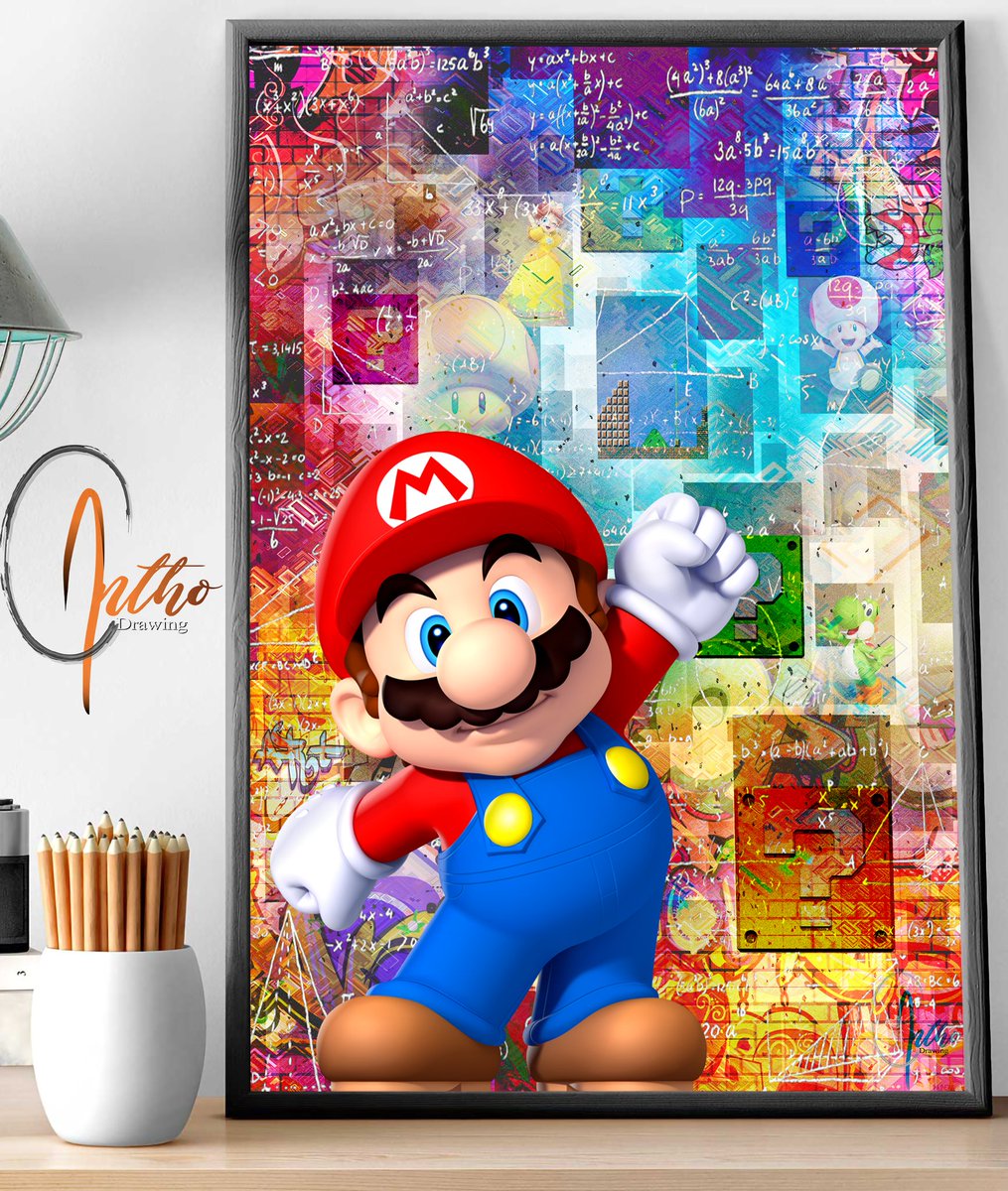 AnthoDrawing's tweet photo. nouveau "popmario"
Disponible en impression
#mario
#supermario #mariobros #smallmario #nintendo #affiche #affichepersonnalisee #posters #poster #posterdesign #digital #digitale #digitalart #digitalartist #art #artwork #color #graffiti #street #followme #luxe #sell #deco #tableau https://t.co/SU5iJTRbDS