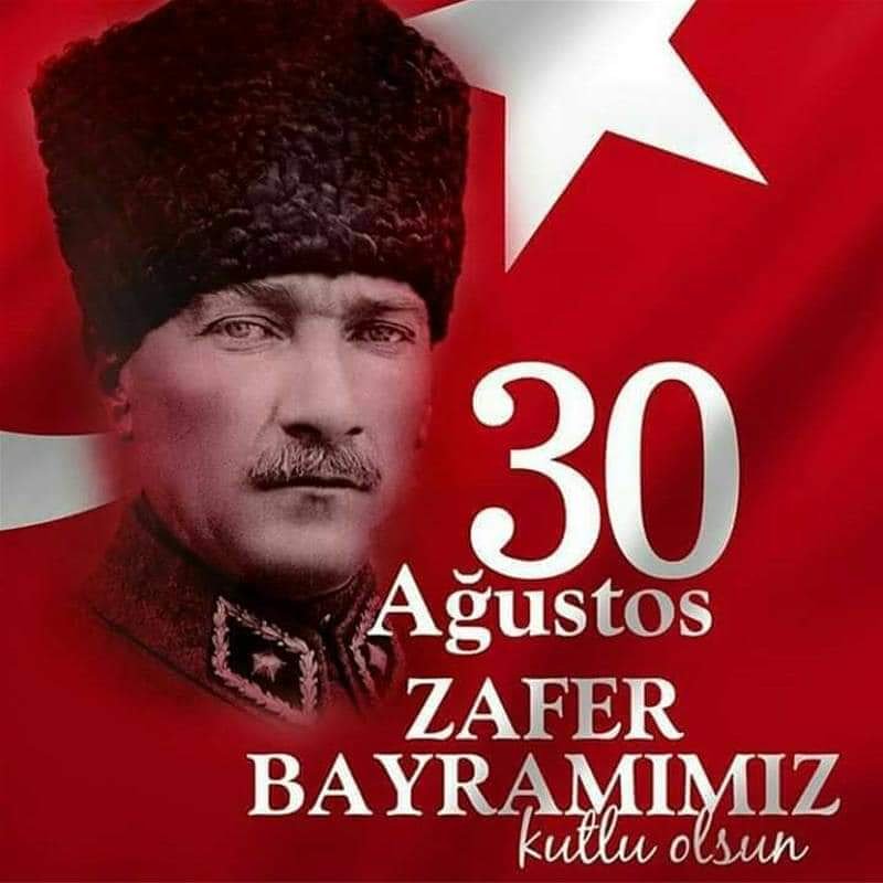 #30Ağustos
#Zafer
#Bayramımız #Kutlu #Olsun
Başta Gazi Mustafa Kemal Atatürk olmak üzere, 
bu zaferi bize armağan eden 
İstiklal mücadelemizin bütün kahramanlarını 
saygı ve rahmetle anıyoruz.🇹🇷️️🇹🇷️🇹🇷️🇹🇷🇹🇷🇹🇷