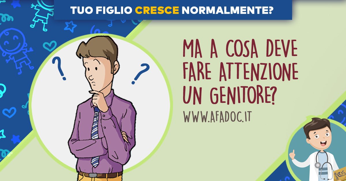 AfadocOnlus's tweet photo. Buona Crescita = Buona Salute!
Ma cosa deve fare attenzione un genitore?
Clicca e leggi la risposta dell'esperto!
https://t.co/n2tHWMpRq7
#afadoc #icosep #buonacrescita #growthawareness #buonasalute #endocrinologia #pediatria #crescita #ChildGrowthAwareness @ICOSEPorg https://t.co/5JixsWklzx