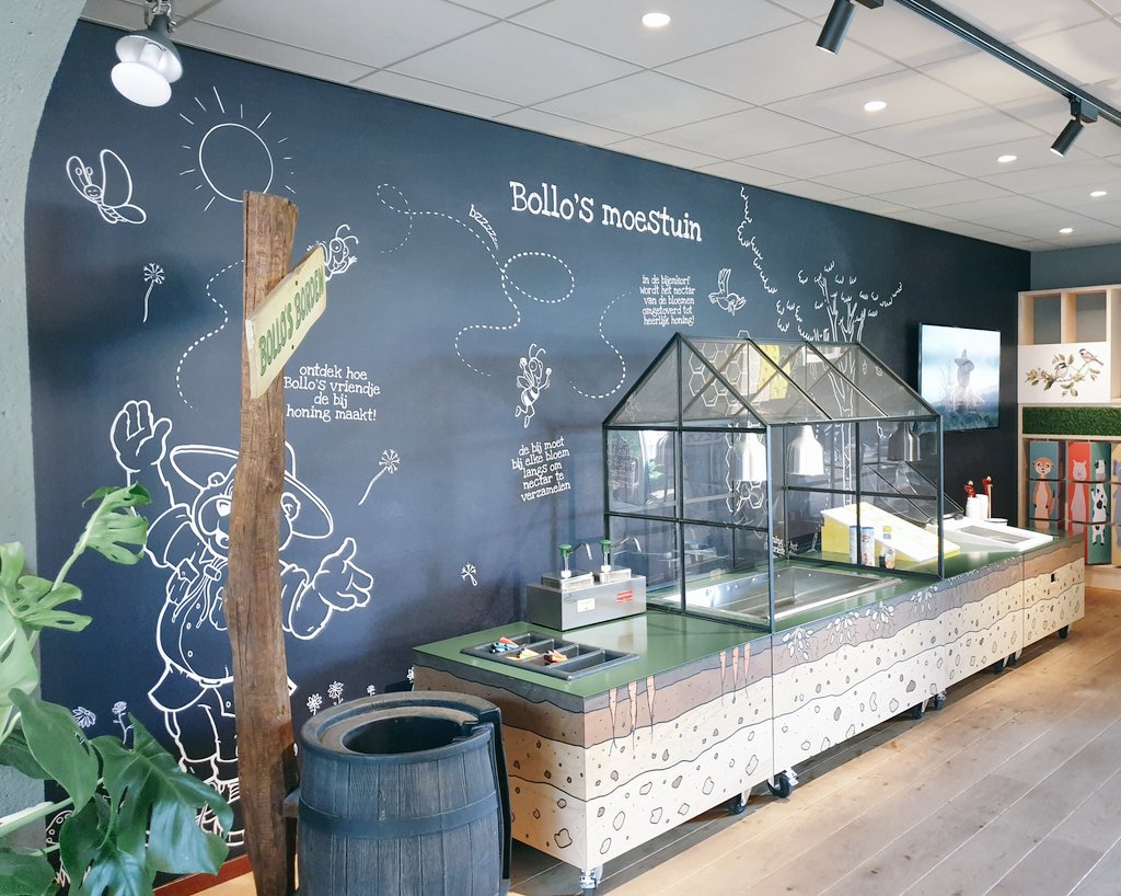 Wanddecoratie Bollo in de nieuwe brasserie  ij <a href="/landalnl/">Landal</a>