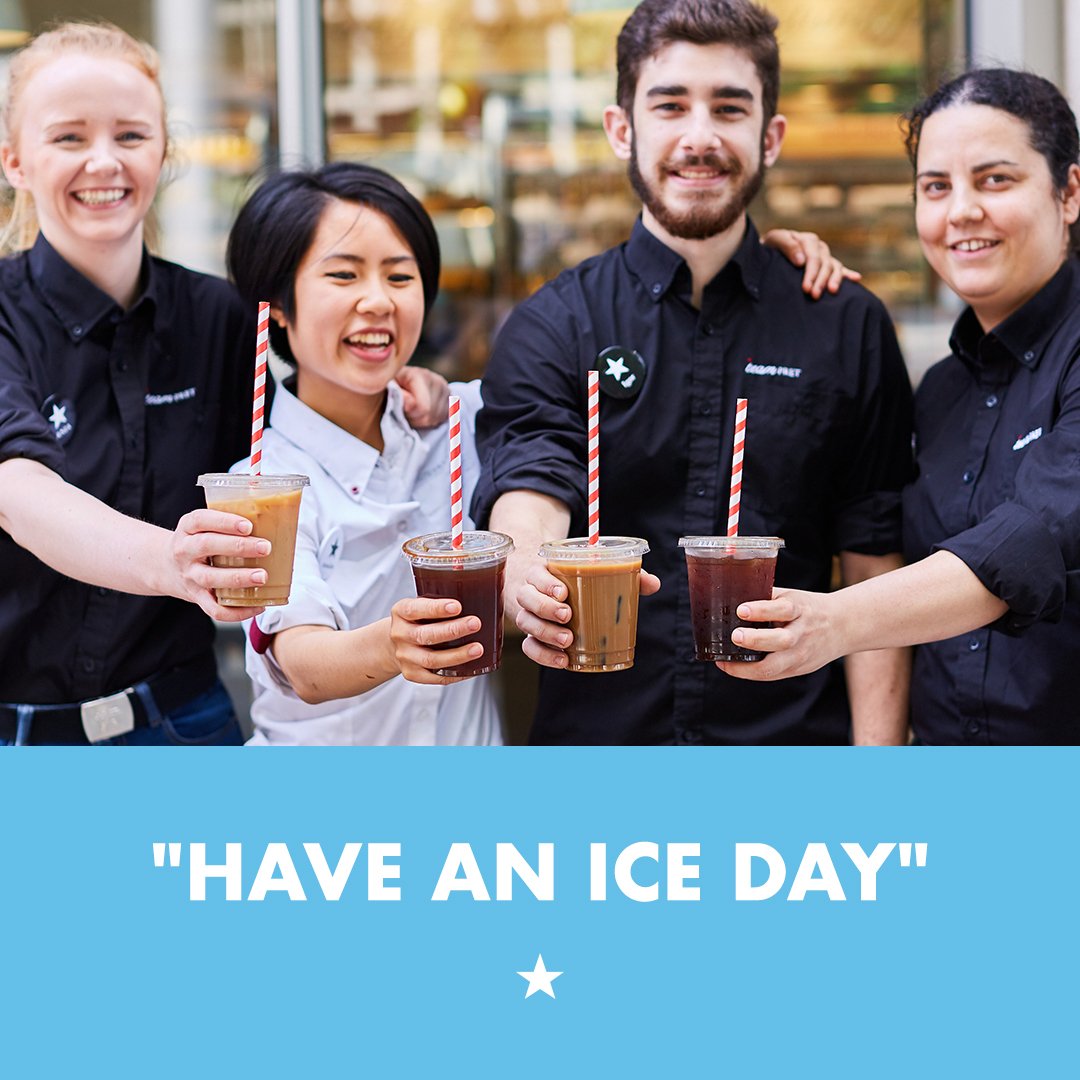 We’re celebrating the final #FridayFreeze of the summer ☀️ For an organic iced coffee on us, quote the password to our lovely Team Members between 10-11am. Find out which shops are taking part bit.ly/Friday_Freeze