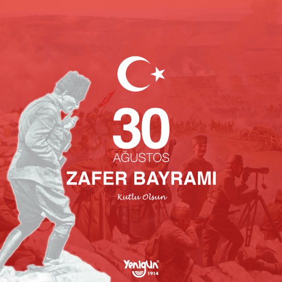 30 Ağustos Zafer Bayramımız kutlu olsun.
 #30Agustos30 #zaferbayramı