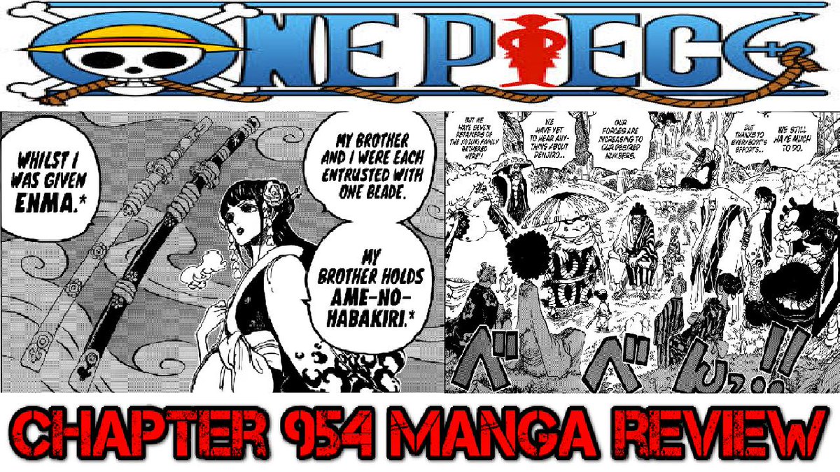 Enma And Ame No Habakiri One Piece Chapter 954 Manga Review