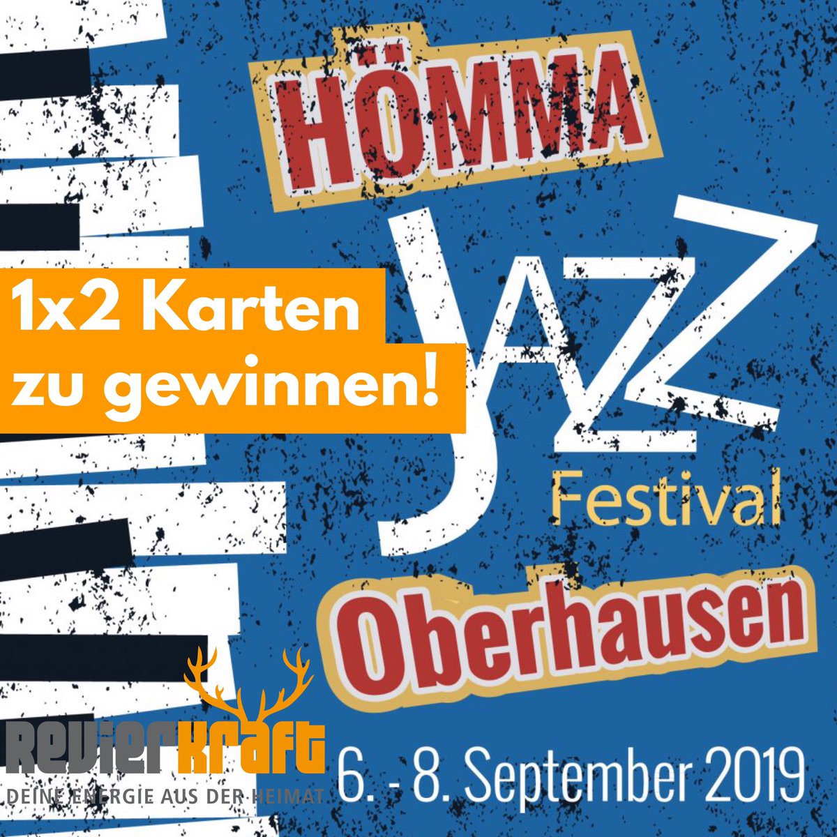 Musikfreunde, aufgepasst: Wir verlosen 1x2 Tickets für das „Hömma“-#Jazz-#Festival 🎷🎼🎤in #Oberhausen – einfach bis Mo, 2.9., 12h, kommentieren warum ihr mit dabei sein müsst! Teilnahmebedingungen hier: evo-energie.de/index.php?id=1… #evo #Hömma #Gewinnspiel