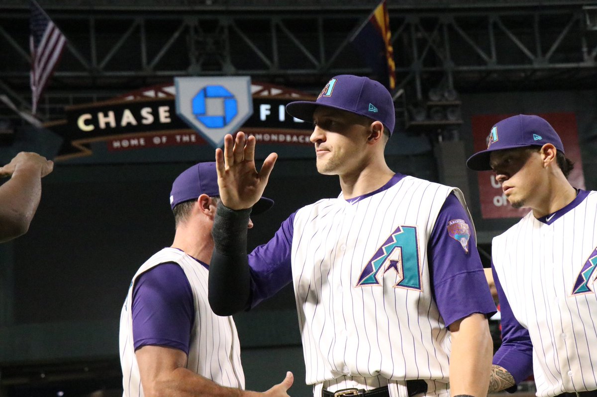 NickAhmed13's tweet photo. Great comeback win tonight! Pie tastes good! #pieintheeye #W #comeback #rattleon https://t.co/xDgsPtPJ9q