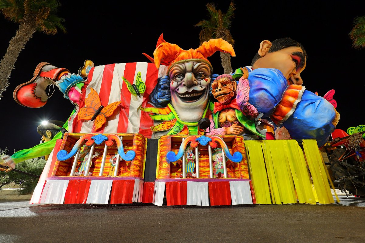 Yorkshire_Pics's tweet photo. In #Buggiba #Malta A carnival of some kind takes place from 4pm this afternoon, which looks like it's going to be good. These floats turned up last night in preparation for the event. https://t.co/QQVVHBRk8T