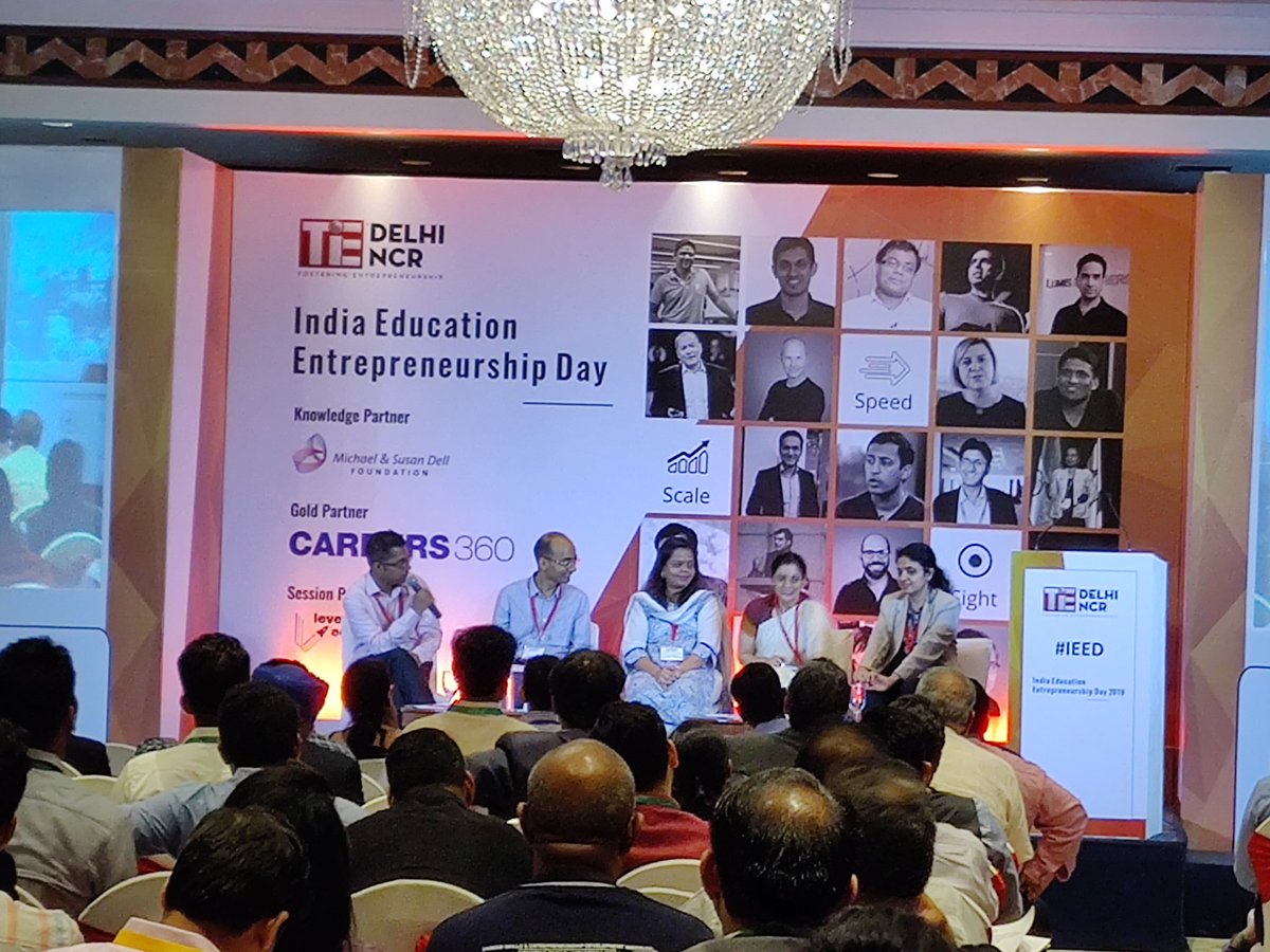 sandrostephen's tweet photo. India education entrepreneurship day 2019 #IEED  @TiEDelhi #EducationMatters #Entrepreneurship #Startups #edtech https://t.co/sVwjVKfjGA