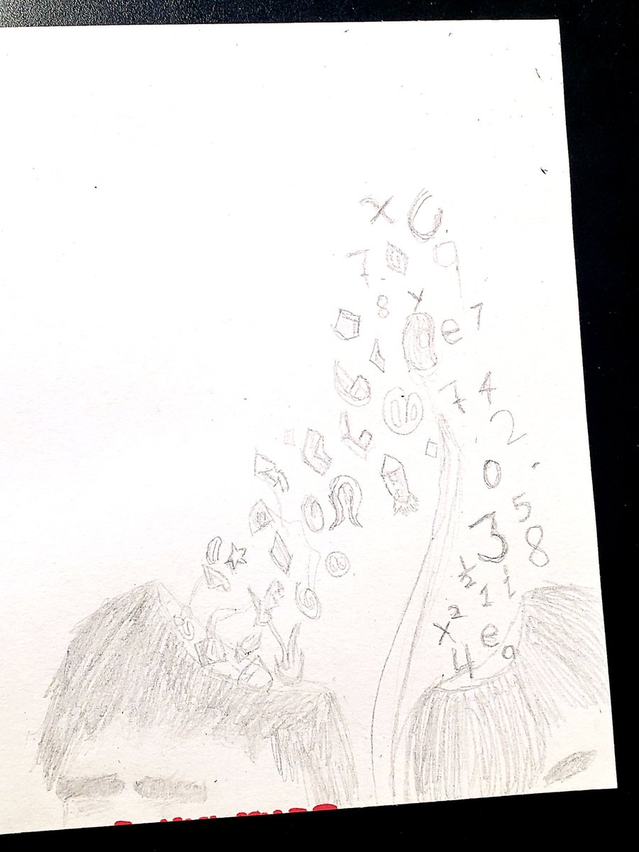 AlyssaMBenedict's tweet photo. Cross curricular ties. A #art student @SASchina followes his passion in exploratory. He creates a fractal illustration while listening to @Levarburton read "The Simplest Equation" by Nicky Drayden @kimbrap @Jerr @JordanGBenedict  #SASPudong https://t.co/9UOCCXjC2p