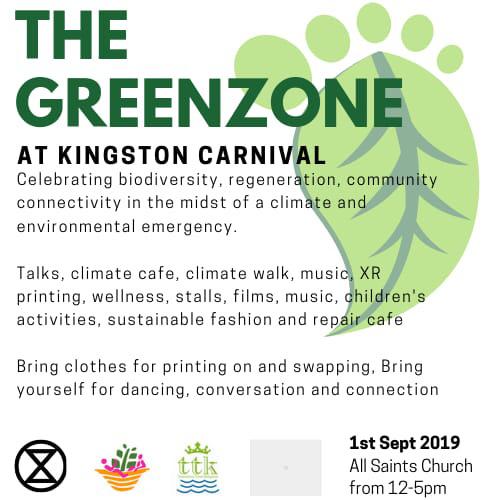 <a href="/carnivalKT/">Kingston Carnival</a> we are late to the Twitter party but looking fwd to joining you again this year with our mini Green Fair at All Saints Church 11-5 with <a href="/SHEDx_org/">SHEDx  Growing Ideas</a> <a href="/CitizenZoo/">Citizen Zoo</a> <a href="/KingstonEco1/">Kingston Environment Centre</a> <a href="/KingstonXr/">XR Kingston upon Thames</a> @ttkingston <a href="/BerrylandsNR/">Berrylands Nature Reserve</a> <a href="/BanquetRecords/">Banquet Records</a> <a href="/KingstonGRadio/">Kingston Green Radio</a> #xrblocking  #climatecafe