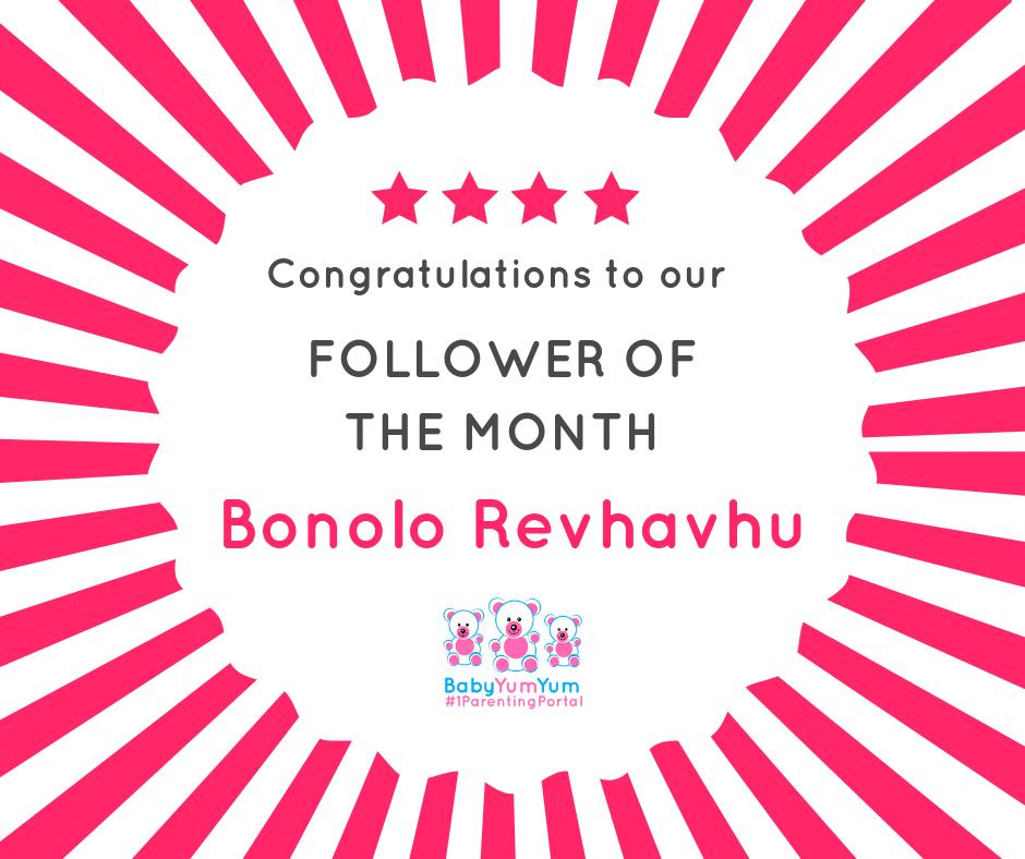 BabyYumYumSA's tweet photo. Congrats to the lovely Bonolo who has been recognised as our follower of the month for August!
Thank you for all your likes, comments and shares, and for being a great ambassador for BabyYumYum❤️❤️
#SharingTheLove #FollowerOfTheMonth https://t.co/1FyqI1Iyrg