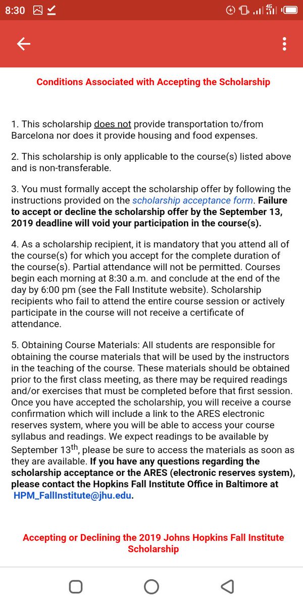 deleprof1's tweet photo. I got scholarship for a short course from Johns Hopkins School of Public Policy and Management in Barcelona Spain but transport and accommodation is on me. Please I need help from well meaning individuals @DrJoeAbah @OgbeniDipo @renoomokri @matthewamad. Help me retweet 🙏����🙏🏽🙏🏽 https://t.co/nAMW6uAVME