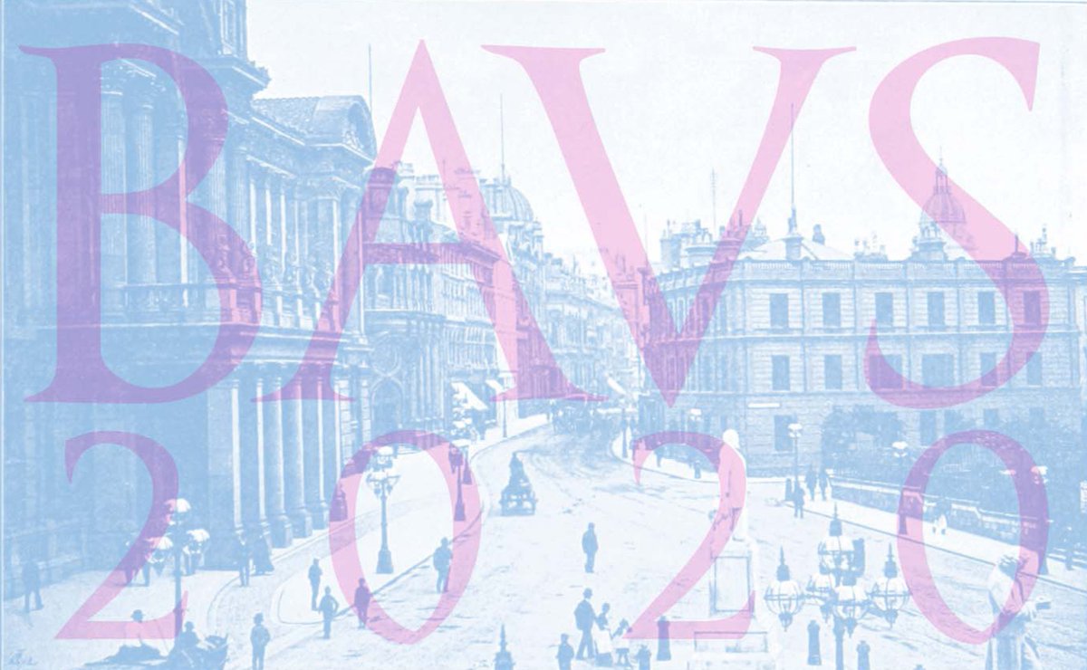 The <a href="/19cc_bham/">19CC Bham</a> is excited to announce that Birmingham will host the <a href="/BAVS_UK/">BAVS</a> annual conference in late July 2020, dates to be announced.

Please stay tuned over the coming weeks and months for additional details and the Call for Papers!
