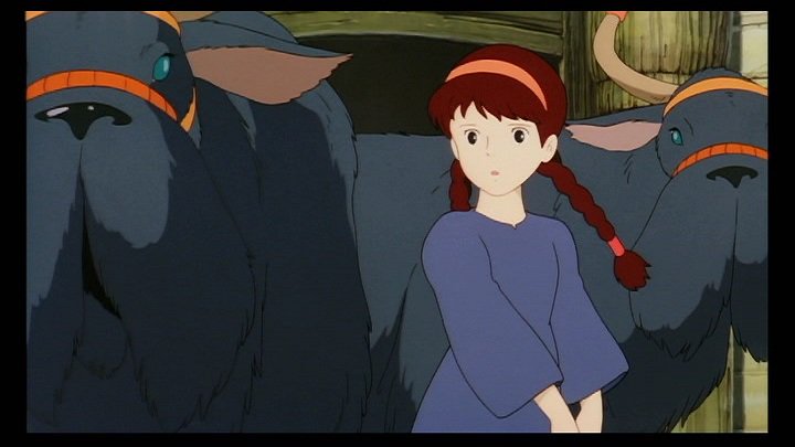 シータがムスカと黒眼鏡がゴンドアに来た時のことを回想するシーンで