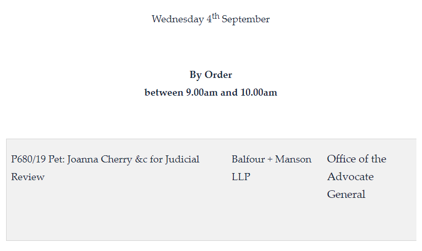 DrDeBold's tweet image. Duncan, the Cherry case is legally and literally the Cherry case because it is listed in the court roll under the name Joanna Cherry. #Cherrycase
