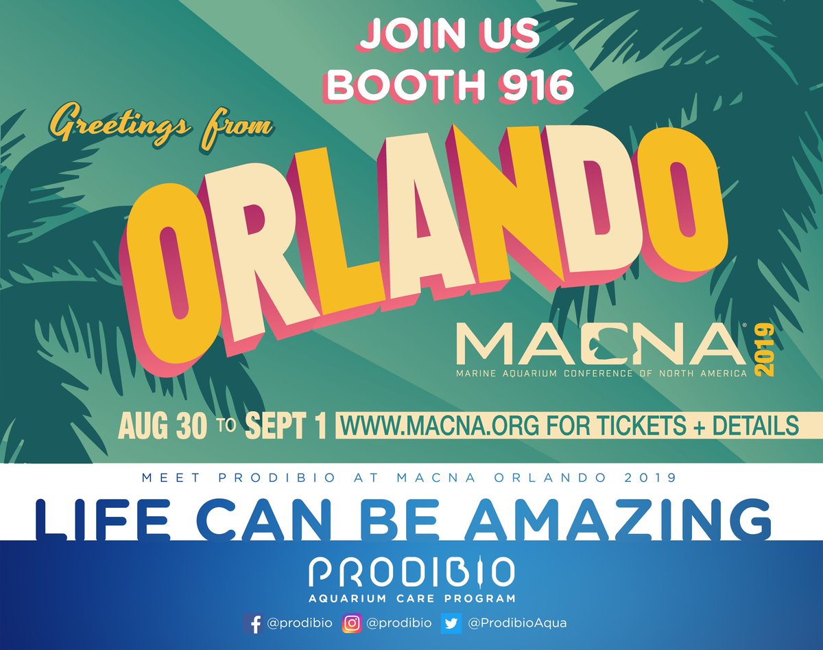 ProdibioAqua's tweet photo. PRODIBIO WORLD TOUR 2019
#macna #prodibio #AquariumCareProgram 
#lifecanbe amazing https://t.co/bmntXgo0tY