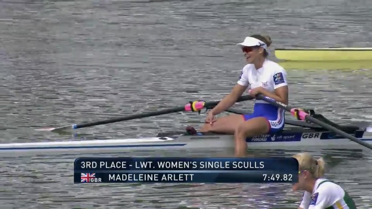 |World Rowing Championships|
🇬🇧 🏴󠁧󠁢󠁳󠁣󠁴󠁿 🥉 🥉 🥉 🏴󠁧󠁢󠁳󠁣󠁴󠁿 🇬🇧 
A Brilliant Bronze! Congratulations to <a href="/MaddieArlett/">Maddie Arlett</a> on her first World Championship medal, in the toughest of boat classes! #babybluearmy #proudclub