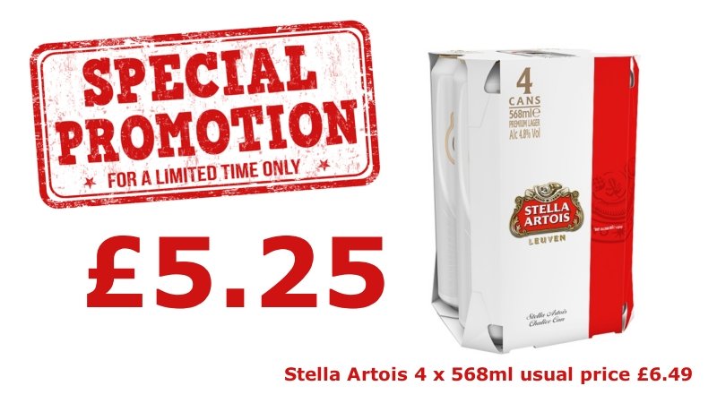EssentialsLee's tweet photo. A little something for the weekend! #StellaArtois #beer #lager #BPLeeonSolent #BudgensLeeonSolent #Fridayfeeling #itstheweekend #Gosport #Fareham https://t.co/A9dZRVmQrw