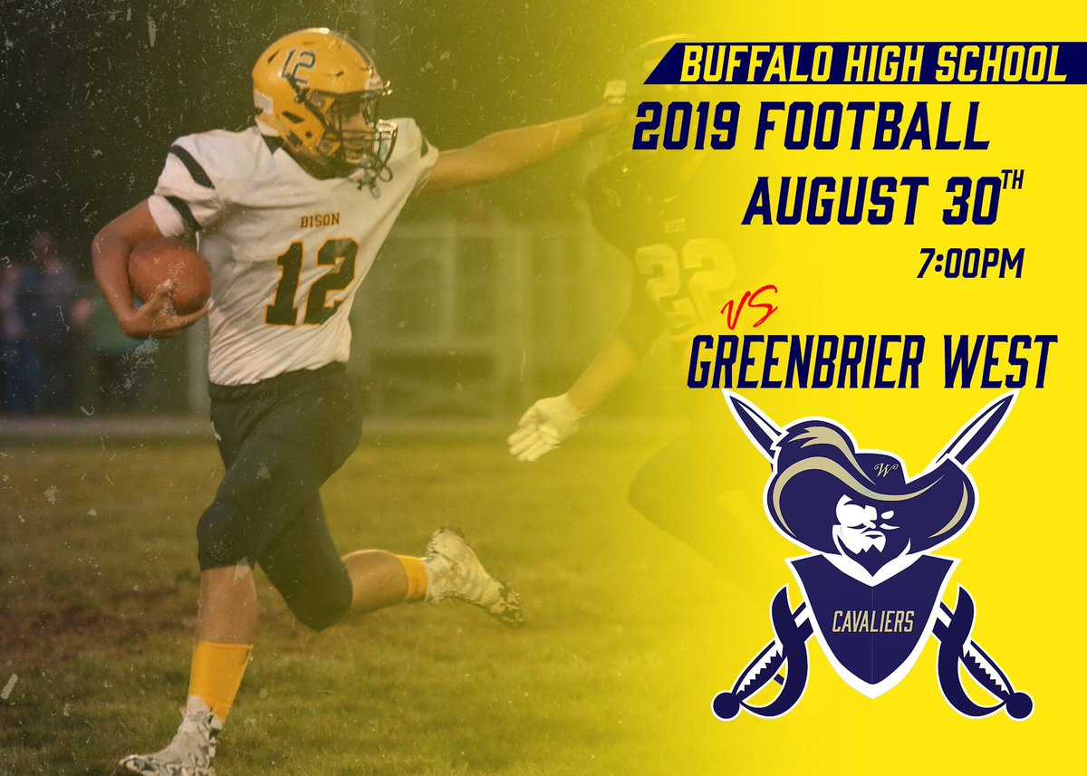 Kickoff for the 2019 season is TONIGHT @7 come see the Bison. Special pregame performance by the Band of Blue <a href="/6/">Adrián Lamo</a>:45