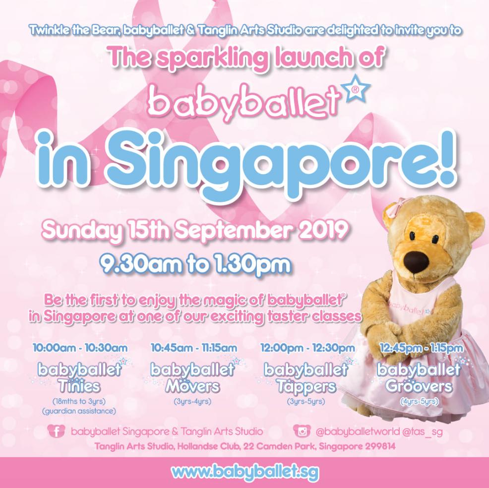 babyballet's tweet photo. 🤩⭐️ **EXCITING INTERNATIONAL NEWS** 🤩
We are dancing with delight to announce that babyballet is launching in SINGAPORE!
We can't wait to start teaching our very first babyballet stars ⭐️⭐️⭐️ in Asia and bring you updates along the way!
https://t.co/Bb9EHmIkG4 https://t.co/ADWIlIgvHc