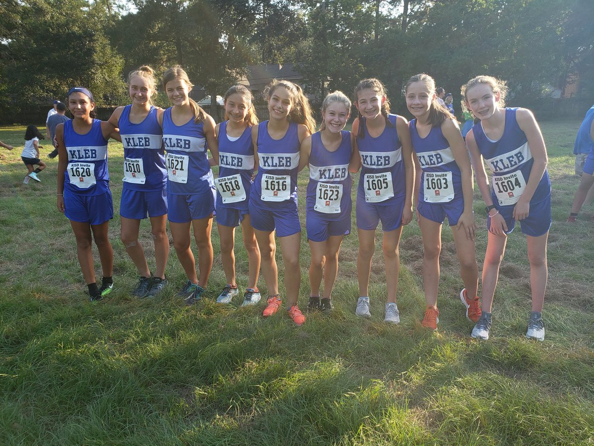 ANNNDDDD the defending District CC Champs..... THE 8th grade  <a href="/KlebKISD/">Kleb Intermediate</a> girls!!  <a href="/KlebBoys/">Kleb Boys Athletics</a> <a href="/professorhuggs/">Clay Huggins</a> <a href="/cgolden110/">mrs.coach.golden</a> <a href="/KlebVball/">Lisa Anderson</a>