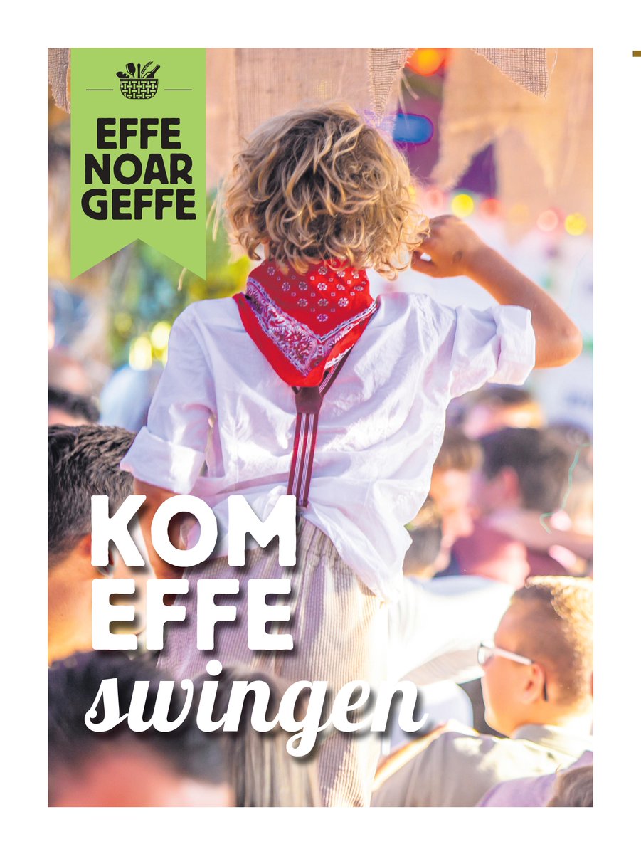 KOM EFFE LUISTEREN EN SWINGEN! Zondag hoor je live muziek vanaf 9 podia. Voor ieder wat wils met o.a. de Revuo's, Rock 'n' Rollband Crazy Cadillac, de Platenbus, bigbands, troubadours en... kijk zelf maar: effenoargeffe.nl/programma/muzi…. Bij welk podium houd jij een tussenstop?