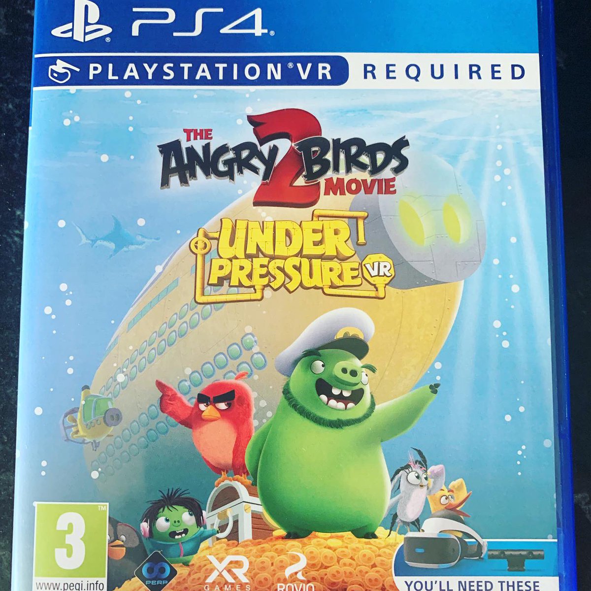 PerpGames's tweet image. Look what’s just arrived! Next week, the birds and pigs will unite to take on an all new threat when The Angry Birds Movie 2 VR Under Pressure comes to retail on September 6.

Pre-orders for an exclusive, limited signed edition will open on the Perp Games Store TONIGHT #VR