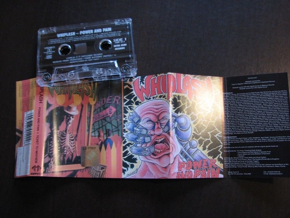 FMisanthropia's tweet photo. WHIPLASH - Power And Pain (1986)
MC Album
AMP/Metal Mind Rec. 1998

#whiplash #thrashmetal #speedmetal #oldschool #cassette #raremetalcassette #classicmetalalbum #forevermisanthropia https://t.co/uur3XsGjZM