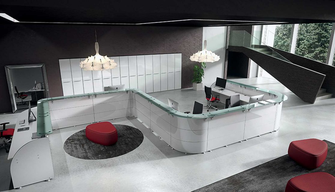 lambdatres3's tweet image. ¡Linealidad envolvente! 😍 Las líneas suaves de la recepción Abako no separan, sino que diseñan volúmenes. Es una línea de #mostradores de #oficina dedicada a la acogida funcional, al diálogo y a la operatividad👌 ow.ly/rEyo50vP3ZY