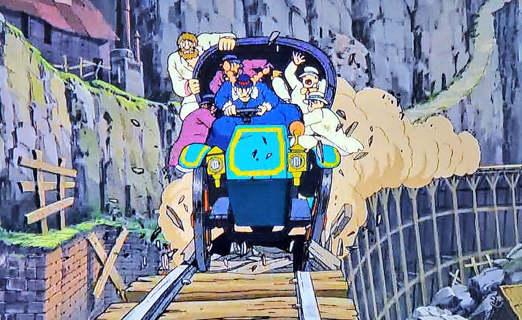 Rose Maker Twitter પર 天空の城ラピュタ ドーラの運転がもはやあおり運転超えている 宮崎容疑者もビックリ ラピュタ 天空の城ラピュタ シータ パズー