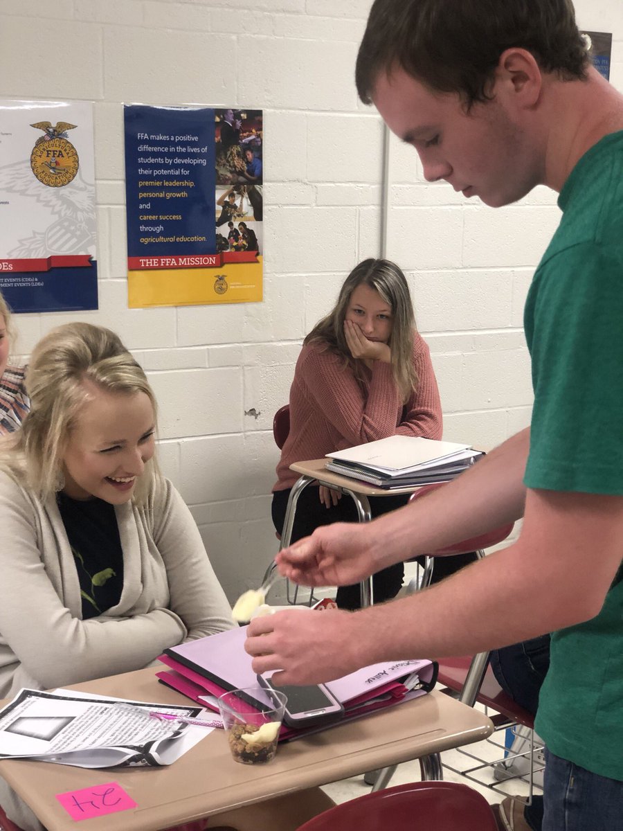 Edible soil layers in Agriscience today!
