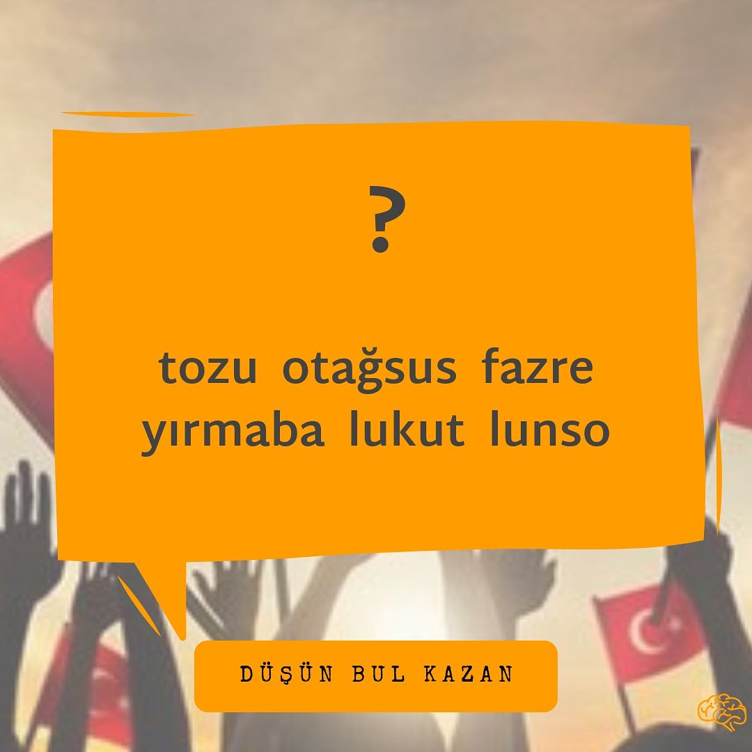 Mesajımız nedir?
.
🧠🔎🏆
.
.
#düşünbulkazan #dusbuka #soru #ödül #yarışma #kitap #film #sinema #müzik #türkiye #bayram