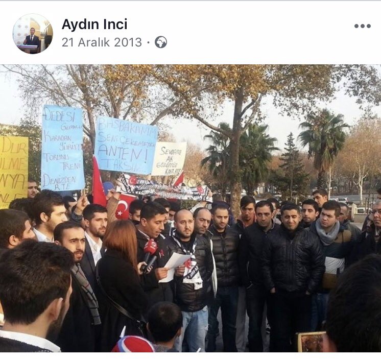 aydin_inci's tweet photo. Tarih 21 Aralık 2013 Saraçhane Meydanında Devletimizi ve Sn. @RTErdogan’ı Desteklemek için Miting yaptık. FETÖ’yü kınadık. 
Kimse Yokken Biz Vardık. https://t.co/SUw4QMqexd