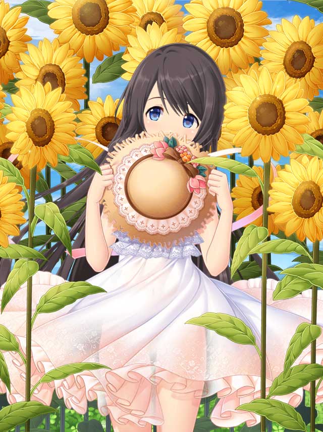You know, mates, I love sunflowers! They're so bloomin' pretty, and filled with all those tasty little seeds too! Maybe this pretty lady's got some snacks for us too! Oi~! #SummerVacationEvent #FinalFever #dreamgf