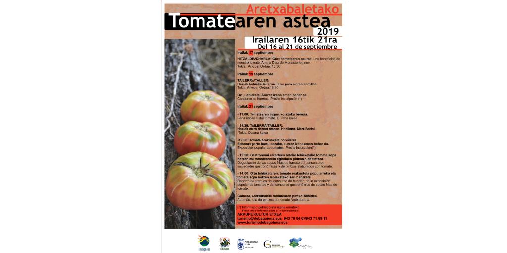 Jakion_sarean's tweet photo. 🍅 Aretxabaletako Tomatearen Astea ekintzaz beteta dator, @debagoiena ren bidez. #tomatea #debagoiena #elikadura  #slowfood #Xoconostle @fresh_biz @PrietoHontoriaP @Baserrisarea @nirea_akordioa @SnSnRegion @aretxagoiena https://t.co/A2jBDEUk1D