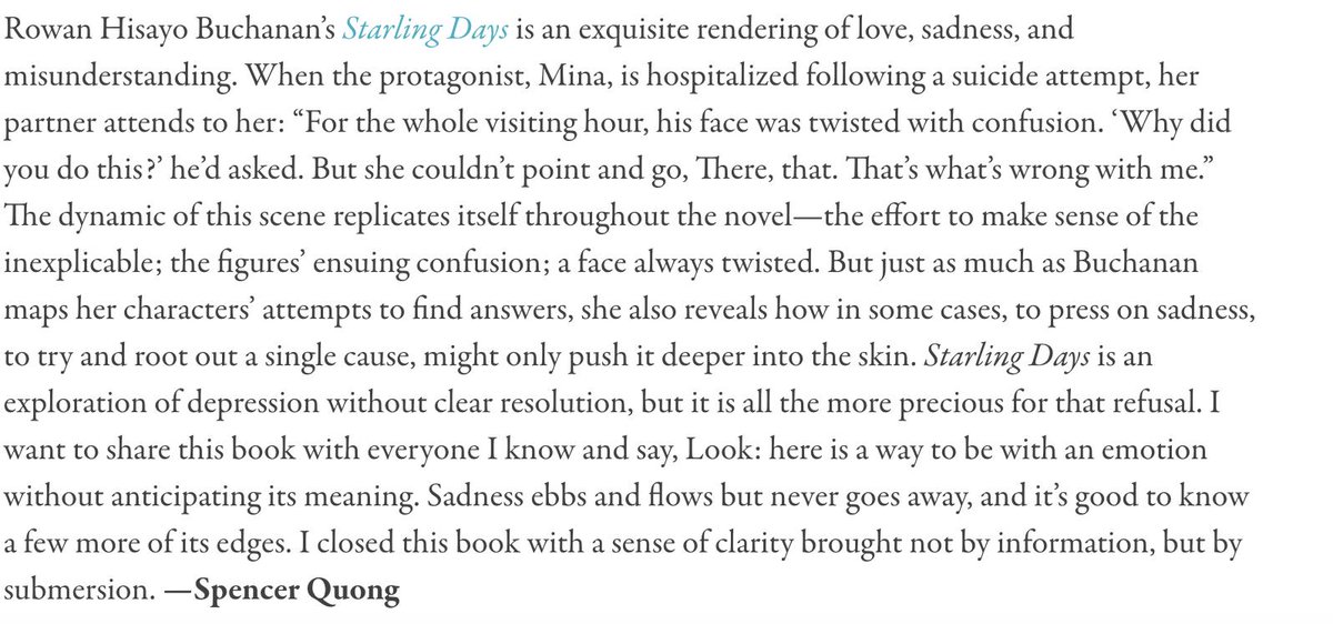 Rowan Hisayo Buchanan tweet media