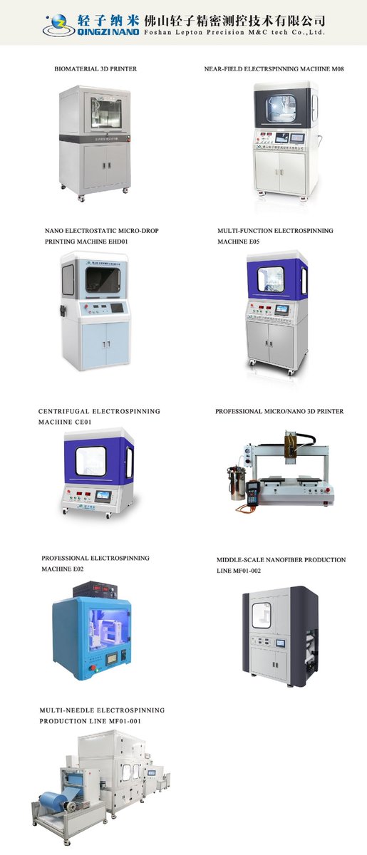 Nanofiberlabs's tweet photo. @Amgen Hi, I’m Winnie Chan from China. Nice to meet you. Our company is a manufacturer of electrospinning machine, micro-nano 3D printer (melt electrospinning, near field electrospinning) , nanofiber production line in China. https://t.co/cR0ZTYxtVr