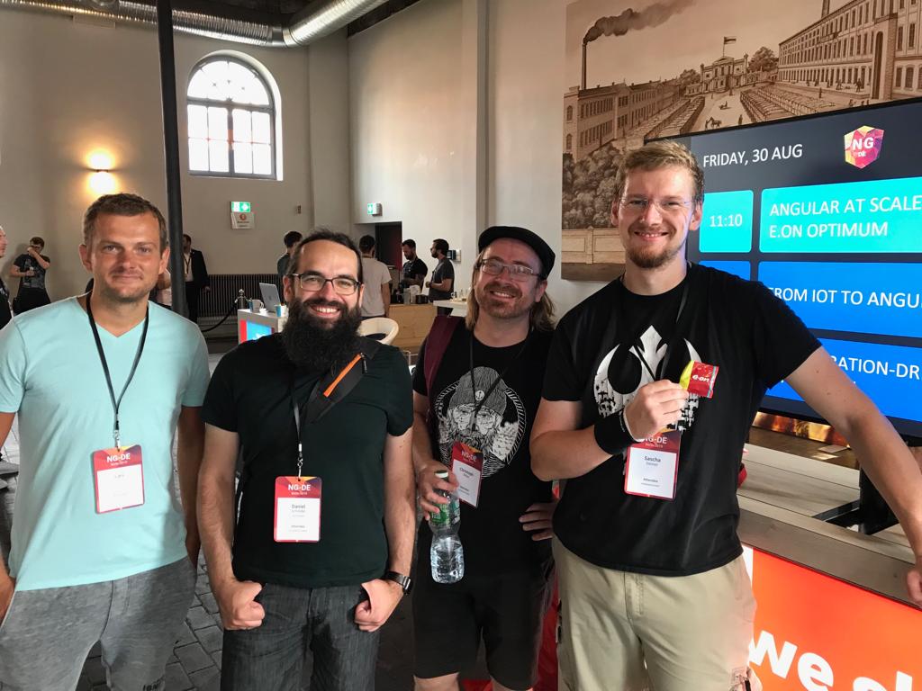mediatack's tweet photo. Wir sind heute und morgen mit unseren Kollegen der skriptfabrik auf der NG-DE (@ngdeconf) in Berlin unterwegs, um uns in Sachen #Angular auf den neuesten Stand zu bringen. #ngde2019 https://t.co/sKQmR8KdHW