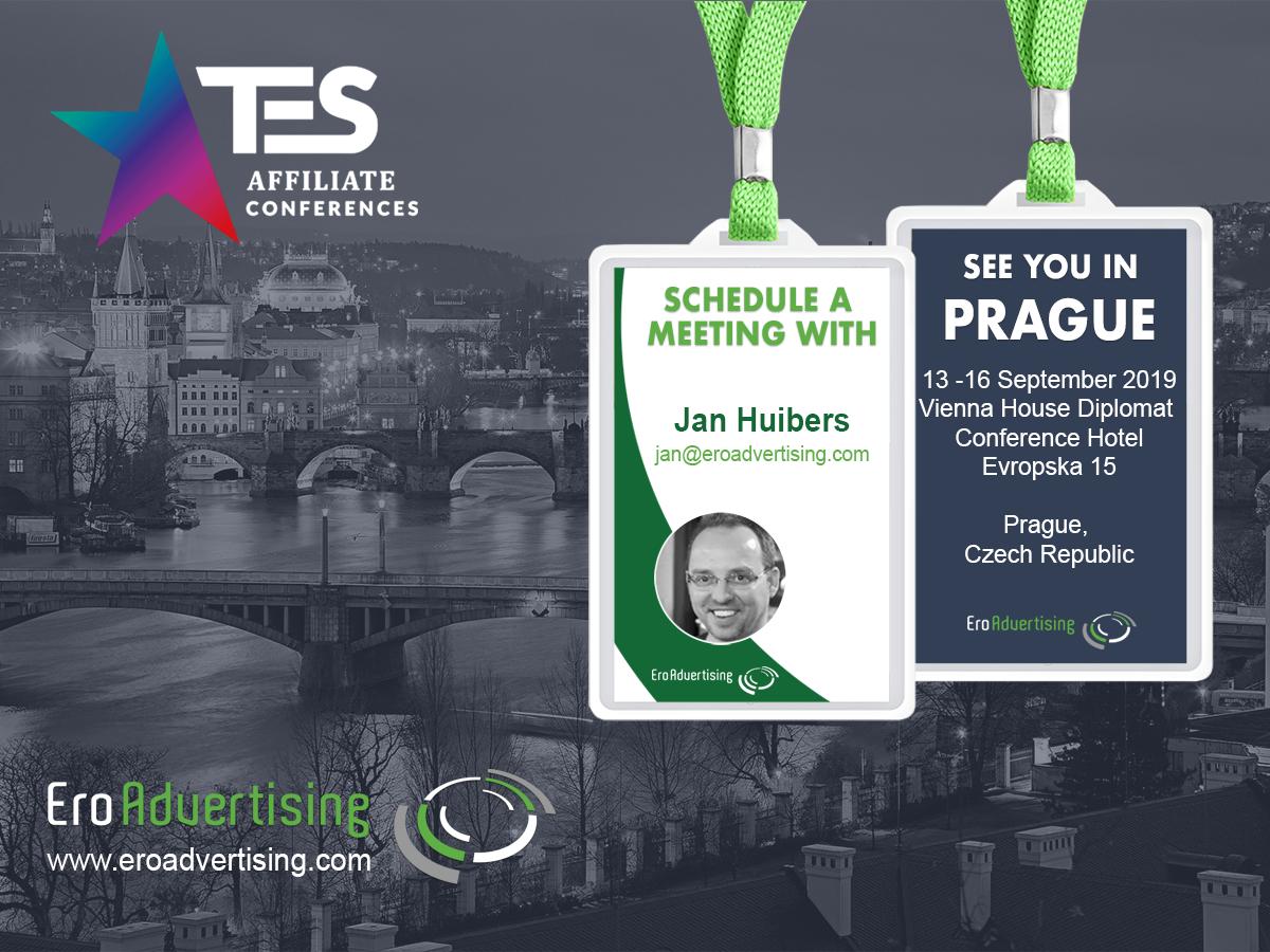 EroAdvertising's tweet photo. EroAdvertising will be attending TES Affiliate Conference in Prague!

We're excited to meet our partners and build new relationships with new potential partners.

If you want to book a meeting with us in advance, please send an email to jan@eroadvertising.com https://t.co/7Ieww2IQf3