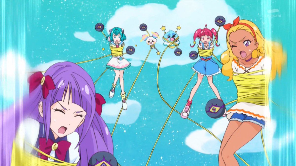 はぁたん 11 5海 Auf Twitter 縛られてる けしからん スタートゥインクルプリキュア プリキュア Precure Tvasahi Nitiasa