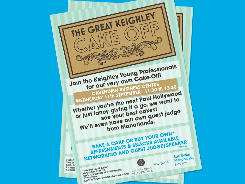 The bakers are lining up for the Great Keighley Cake Off on 11th September! Drop us a line if you're a young professional and want to get involved. We love a bit of healthy competition, especially when there's cake! #keighley #youngprofessionals #bakeoff #charity #networking