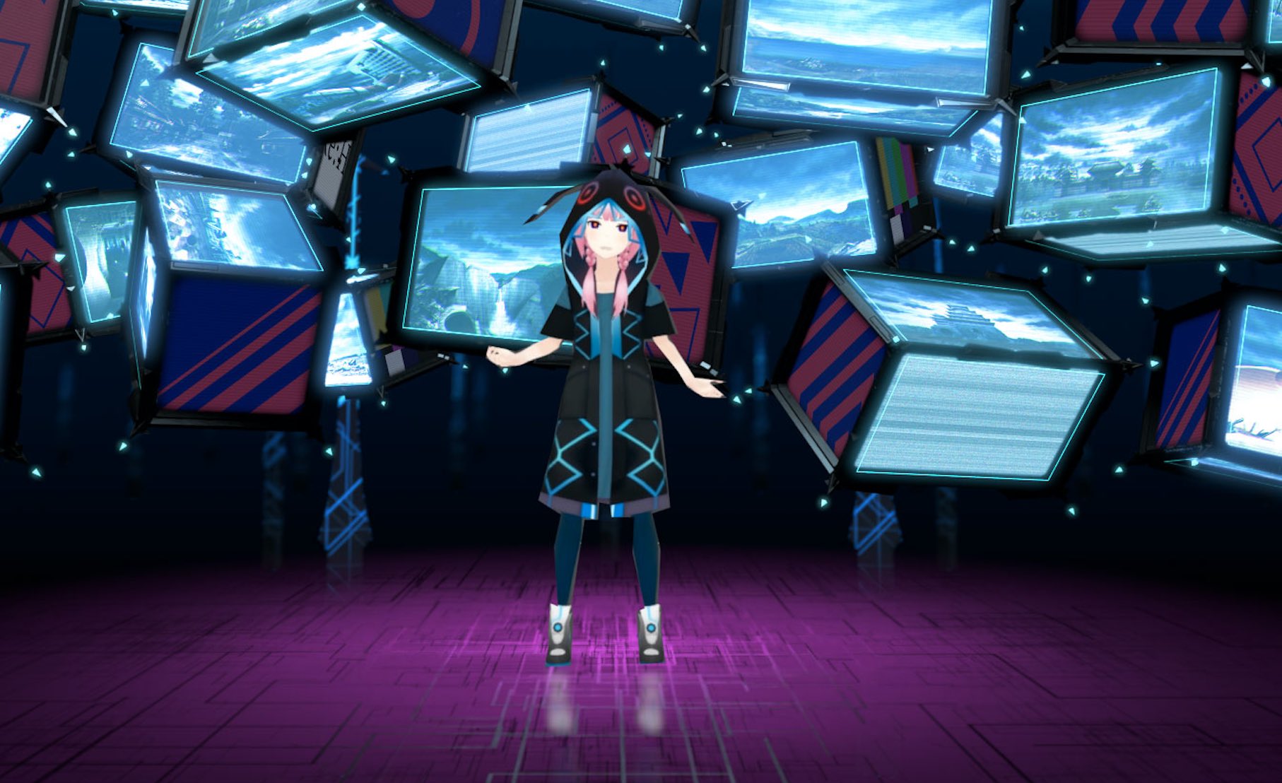 花譜 04不可解参狂in日本武道館 花譜第一形態 雛鳥黑 誕生 かっこいい笑 Tokyo Game Show 19 で限定先行公開される47ヒロインズさんとのコラボmvでみれるようです T Co R79umsbebb Twitter