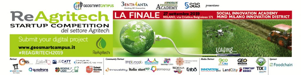 murateideapark's tweet photo. GEOsmartcampus, @3040regen, SAS, e Agricolus Academy promuovono #ReAgritech, la Competition rivolta a #Startup, #PMI, Gruppi informali per selezionare i migliori progetti dedicati al settore Agricolo.
Candidature aperte fino a lunedì 2 settembre!
⬇️⬇️⬇️
https://t.co/ETFJXuveSV https://t.co/CnjP32iGx0