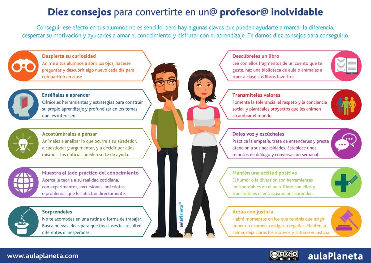Aulaplaneta's tweet photo. ¿Qué es ser un profesor inolvidable? #Memoria #Recordar #Aprender https://t.co/49NMXNyb4C